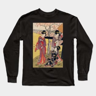 Traditional Japanese Women Long Sleeve T-Shirt